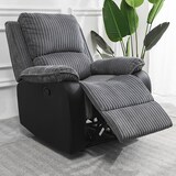 Plush Fabric Recliner Chair Palermo | FlexiSpot